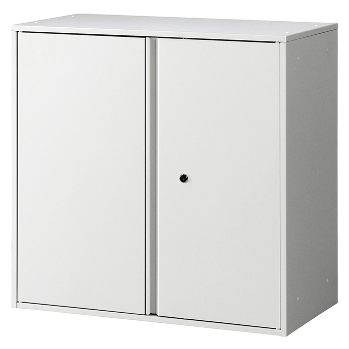 PREDONA スチール両開き書庫2段 （上置き用）